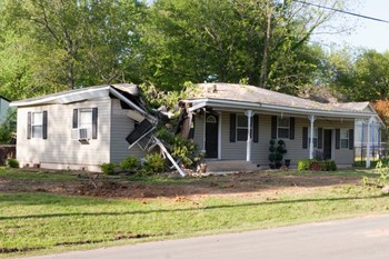 Storm Damage in Starke, Florida